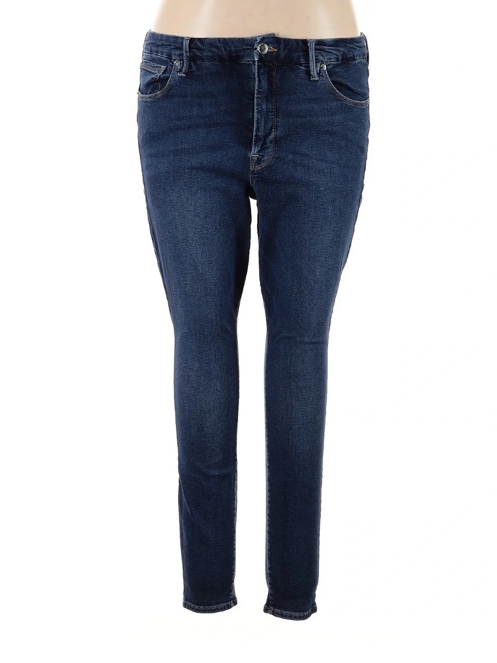 Good American Good Legs Skinny Jeans Medium Wash Size 15 (Fits 14-16)